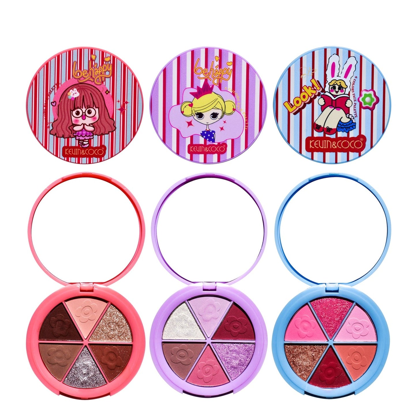 Kevin & Coco - 6 Color Sunflower Earthy Colors Eyeshadow Kit