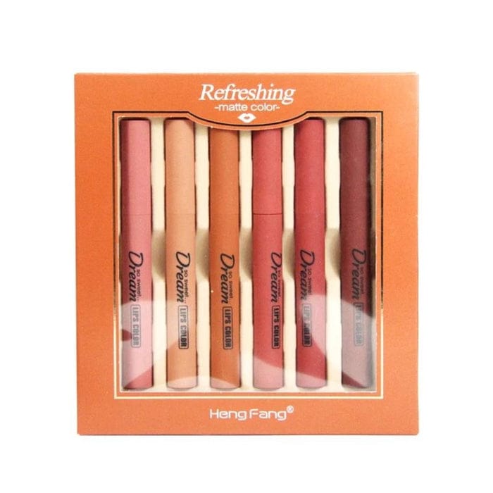 Heng Fang Matte Lip Crayon Set