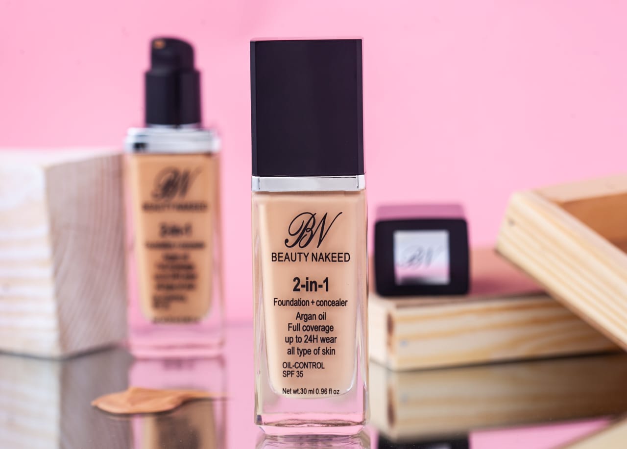 Beauty Naked 2in1 Foundation + Concealer
