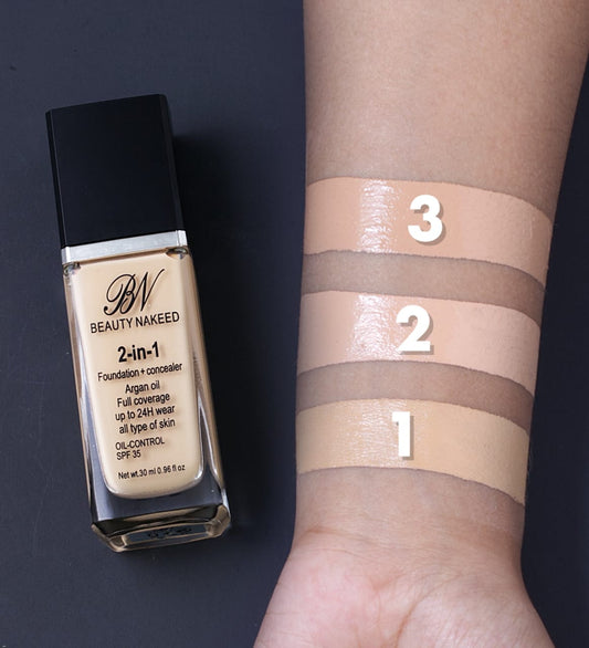 Beauty Naked 2in1 Foundation + Concealer