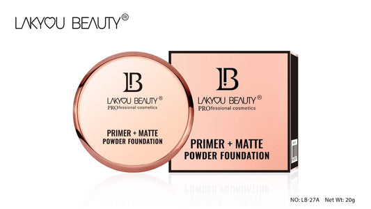 Lakyou Beauty Primer + Matter Powder Foundation