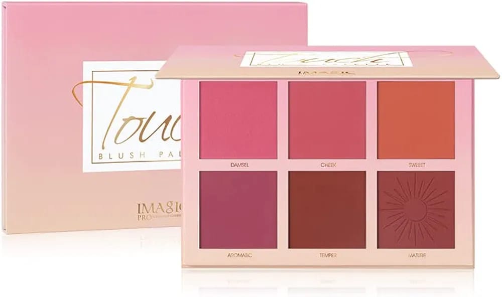 6 color blush palette