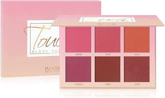 6 color blush palette