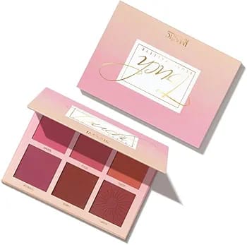 6 color blush palette