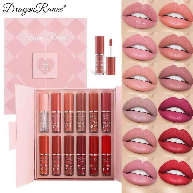 Dragon Ranee 12 Colors Matte Lip Glosses