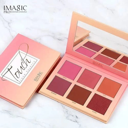 6 color blush palette