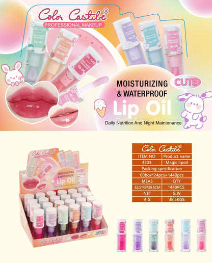 Color Castle Magic Lip Oil Long Lasting Advanced Waterproof