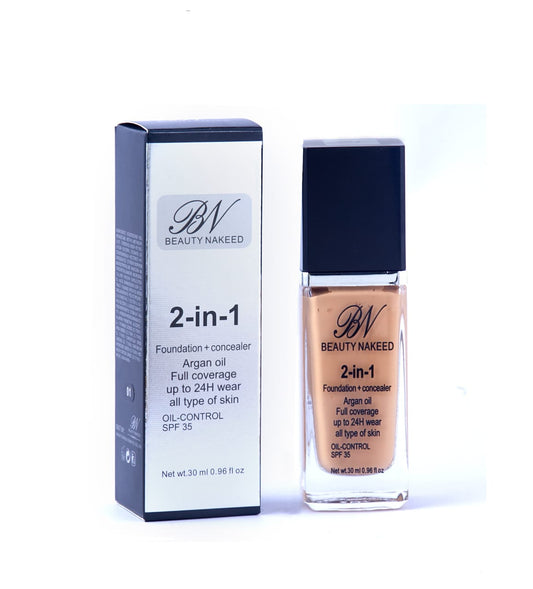 Beauty Naked 2in1 Foundation + Concealer
