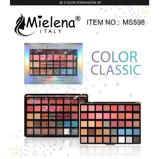 Mielena Italy Color Classic 40 Color Eye shadow Palette&nbsp;