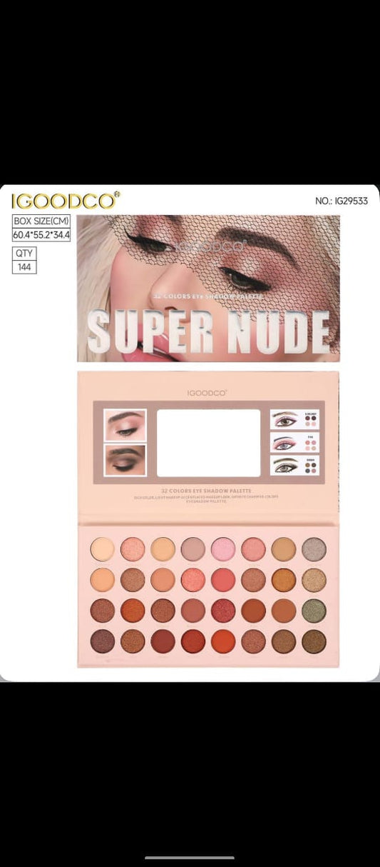Super Nude 32 Color Eyeshadow Palette