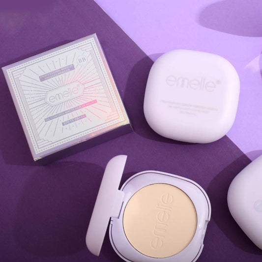 Emelie Professional Makeup Pressed Powder Oil Control Matte For 24 Hours SPF Pa+++