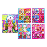 102-Colors Billie Blue Headphones Face Palette